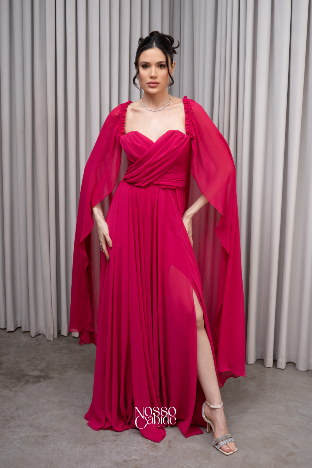 Vestido TQC Rosa Capa Costas