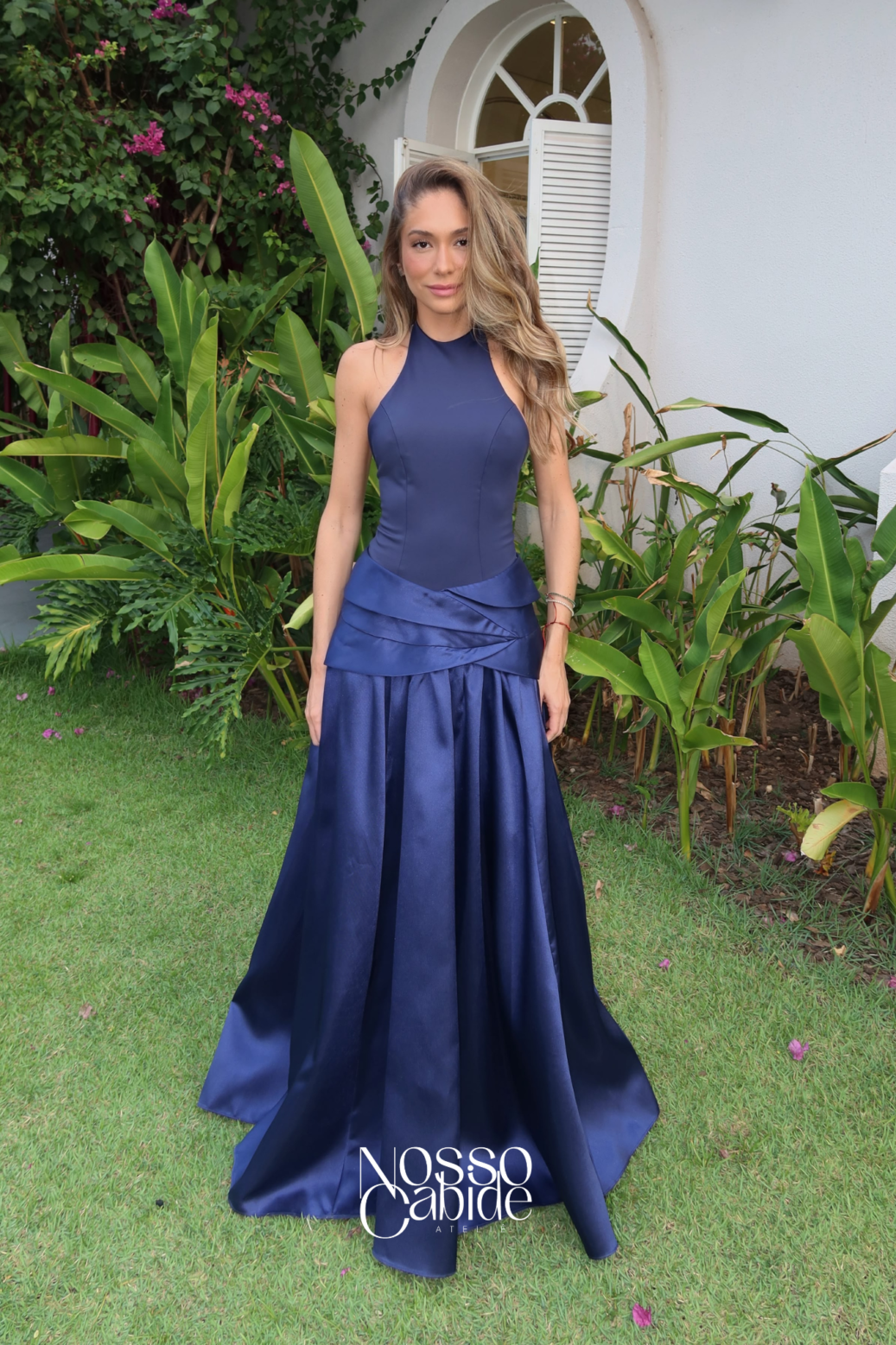 Vestido Linz Azul Marinho